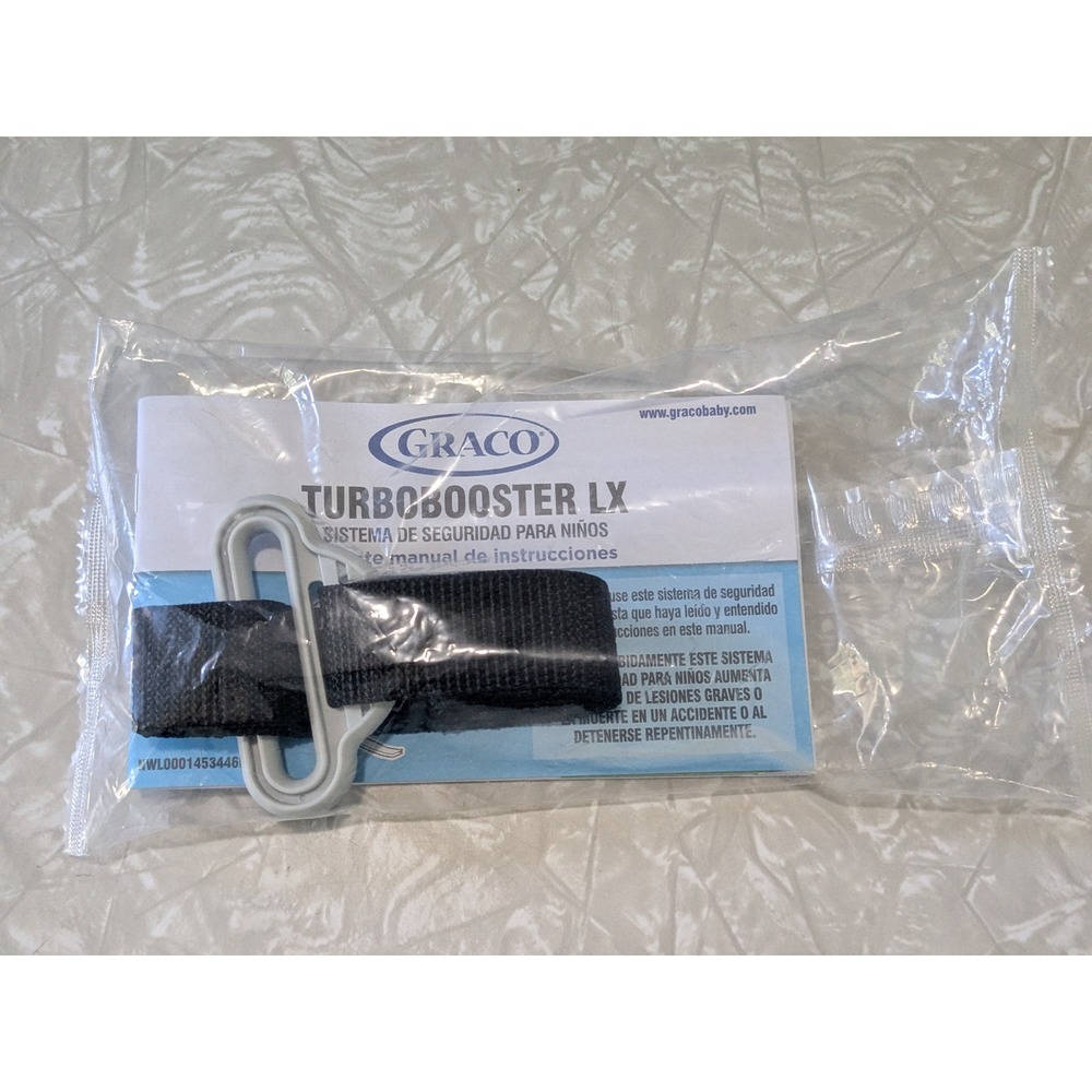 Graco TurboBooster LX Replacement Shoulder Belt Positioning Strap and Manual